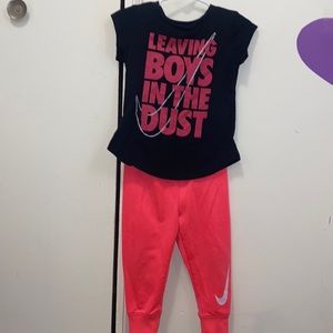 Nike kids jogger set